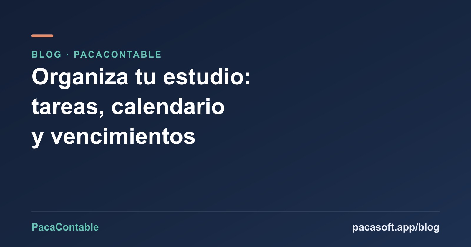 Cómo organizar el trabajo de un estudio contable: tareas, calendario y vencimientos en un solo lugar